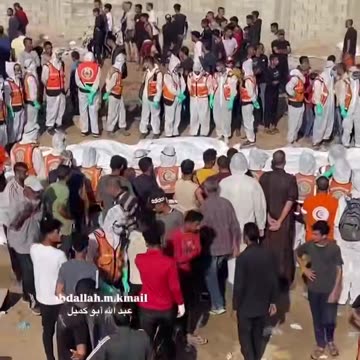 The bodies of over 100 Palestinians found buried in mass graves in the Al-Zaytoun neighborhood