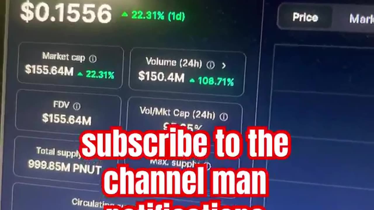peanut the squirrel pnut crypto bitcoin price prediction btc #fyp