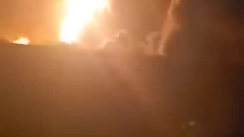 Massive fire at Yemen port after Israel retaliates over Houthi attack
