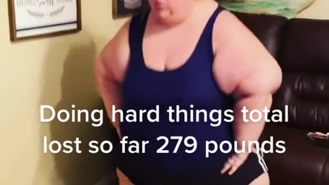 An amazing 279 pounds weight loss transformation