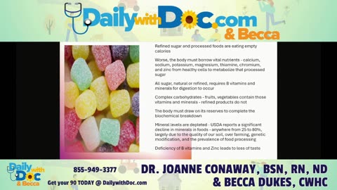 5/1/25 We Revisit -Dr. Joanne Conaway: Is Your Food Killing You? DWD 3/19/25