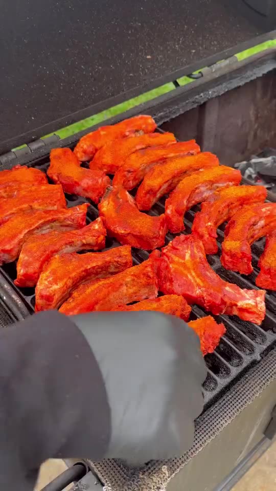 Ribs for a honey fire party