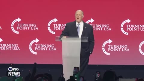 Watch as Tom Homan, Trump's "border czar," speaks at the Turning Point USA convention.