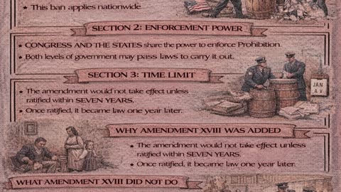 Amendment XVIII Explained | Prohibition and the Limits of Law