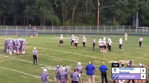 SEPTEMBER 26 2025 HIGH SCHOOL FOOTBALL: REYNOLDS VS CAMBRIDGE SPRINGS PART 1