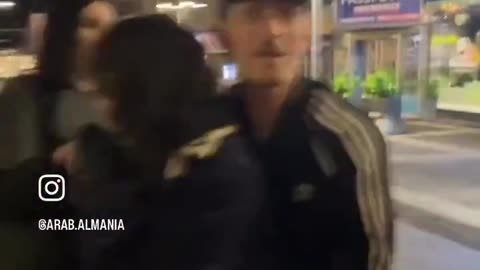 Migrant with German girl......women have NO loyalty to race, country or family legacy