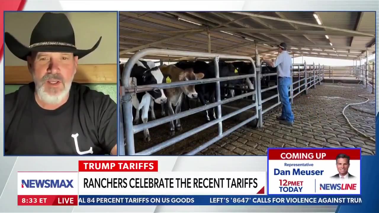 Fifth-Generation Cattle Rancher on POTUS ' tariffs: "What I see coming is more markets for us"