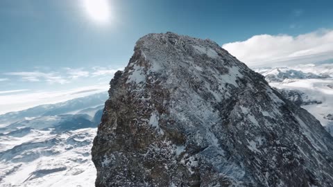 Summiting the Matterhorn with an FPV Drone