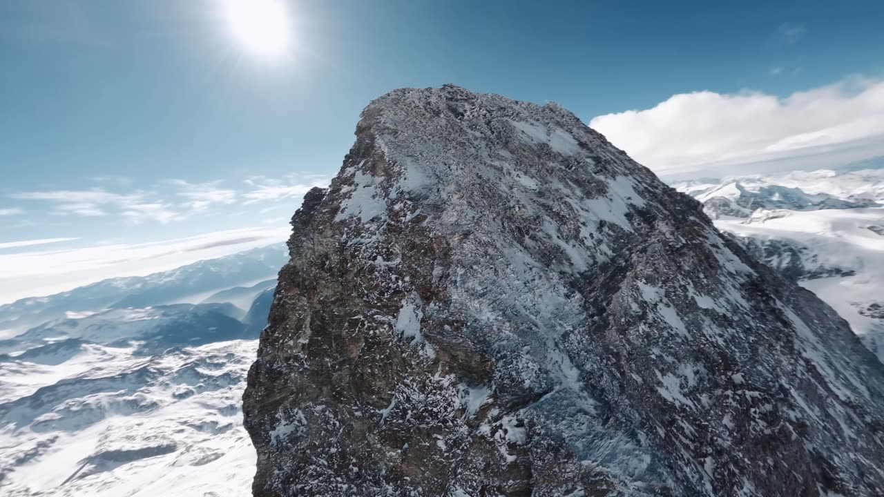 Summiting the Matterhorn with an FPV Drone