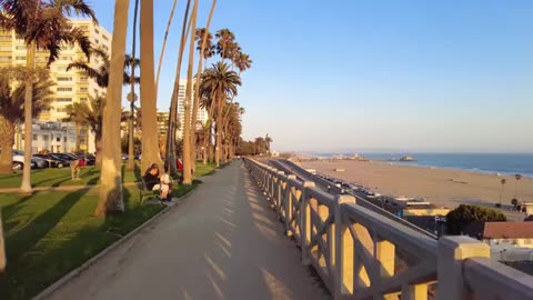 Santa Monica Walking Tour | Explore Los Angeles California [4K UHD]