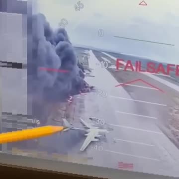 Incredible Footage from Above Russian Airbase