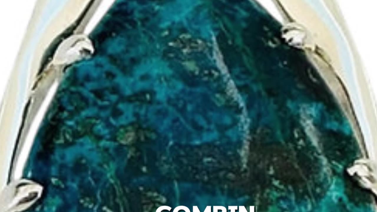 Two Designs. One Powerful Energy. ✨💙⁣Which Azurite Malachite Pendant speaks to your soul?