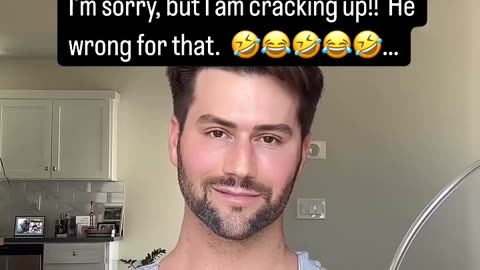 I’m sorry, but I am cracking up!! He wrong for that.