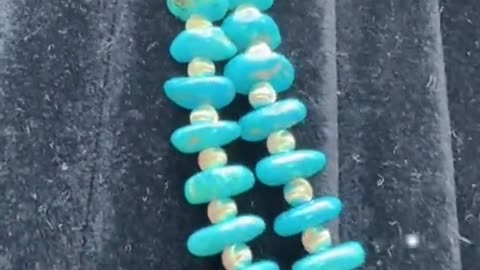 250501-7 Sleeping Beauty Natural sterling treatment turquoise with S925 Silver