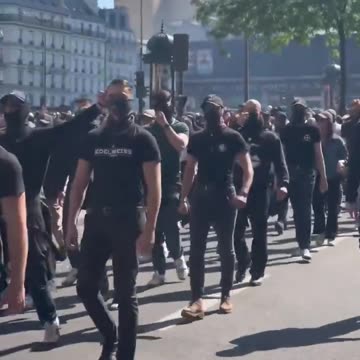 🇫🇷French Ultra-Nationalists protest in Paris