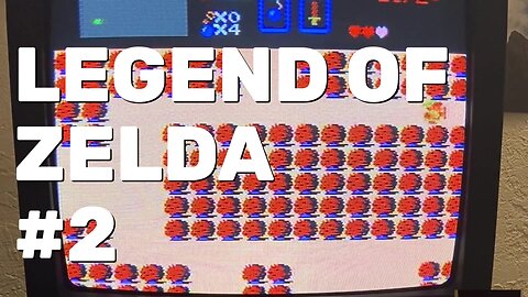 Legend of Zelda NES Gameplay Part 2 - CRT Gaming
