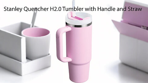 Stanley Quencher H2.0 Tumbler with Handle and Straw 30 oz