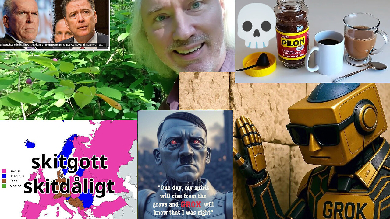 Snabbkaffe gör dig blind! Epstein-filer används av FBI? Nya robotar & AI. Hafrada är ej apartheid!