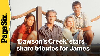 Katie Holmes and 'Dawson's Creek' cast share tributes to James Van Der Beek