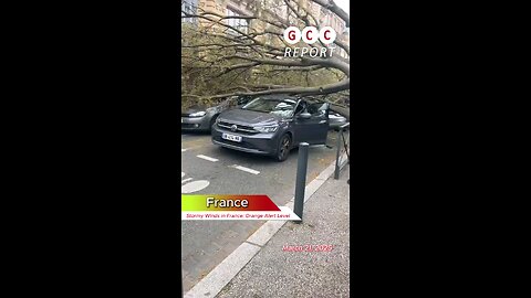 #France #storm #wind #emergency #destruction #anomaly #climatecrisis #weather #climatechange