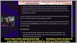 What WOKE Really Means And Why It Applies To Both The Woke Left And The Woke Right