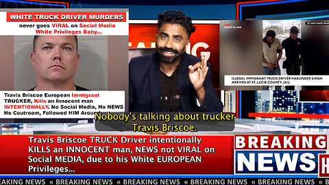 White Trucker Kills Muhammed | Media Ignores | Harjinder Singh Goes Viral | White Privilege at Play
