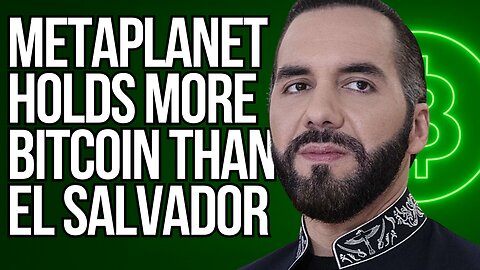 Metaplanet Now Holds More Bitcoin Than El Salvador: ₿6,796 | 24/7 Live Coverage from RoxomTV