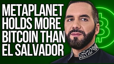 Metaplanet Now Holds More Bitcoin Than El Salvador: ₿6,796 | 24/7 Live Coverage from RoxomTV
