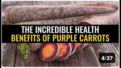 "Unveiling the Remarkable Health Benefits of Purple Carrots"