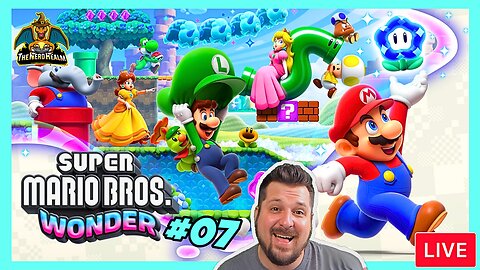 Super Mario Bros. Wonder #07 W5 Fungi Mines | 1st Time Playing | Nerd Realm 100% Playthrough