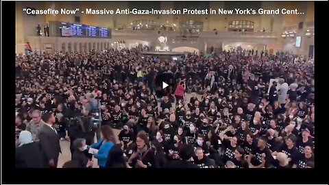 "New York Witnesses Massive Protest Against Gaza Invasion"