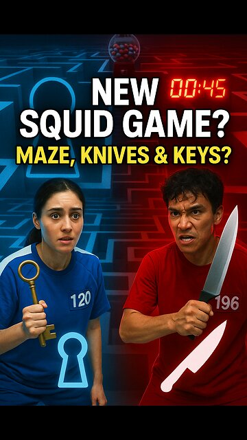 Squid Game Season 3 NEW Game Explained! (Red vs Blue Maze Challenge)