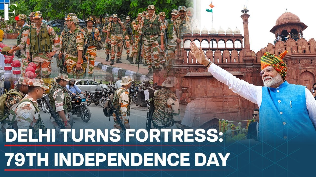 India: Over 10,000 Personnel Deployed Across Delhi Ahead of 79th Independence Day | N18G