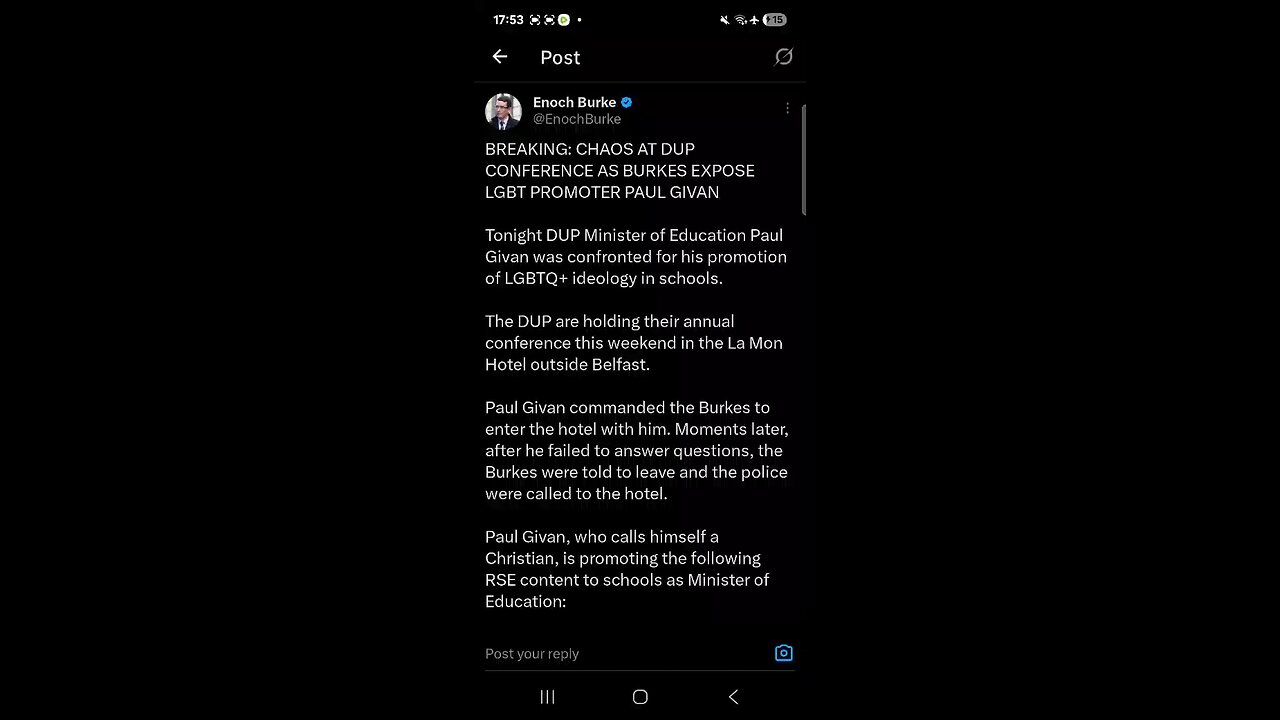 Ireland : Enoch Burke