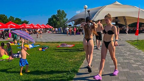 Kyiv, Ukraine 🇺🇦 | Sky Family Park Summer 2024 | 4K HDR Walking Tour 