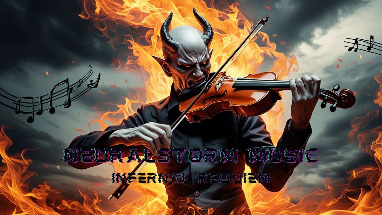 infernal Requiem – Epic AI-Generated EDM/Metal Track | Copyright free🎸🔥⚡
