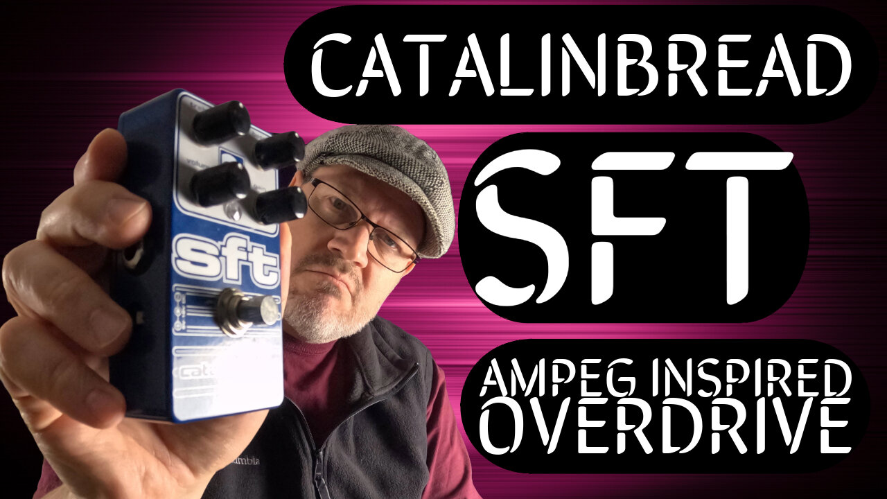 Catalinbread SFT Overdrive Pedal. MEAN ROCK TONES!