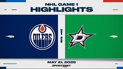 NHL Game 1 Highlights - Oilers vs. Stars