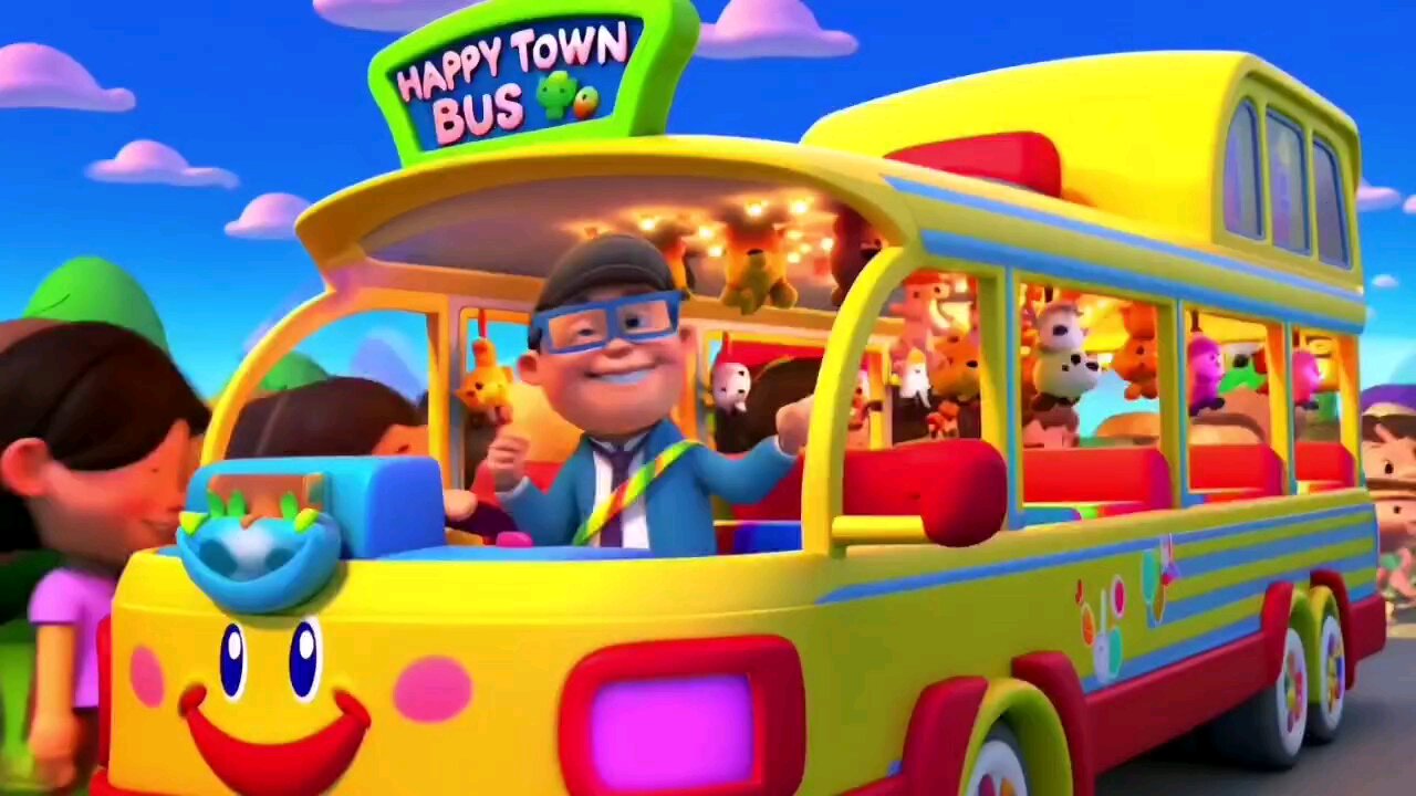 Wheel on the bus go round and round