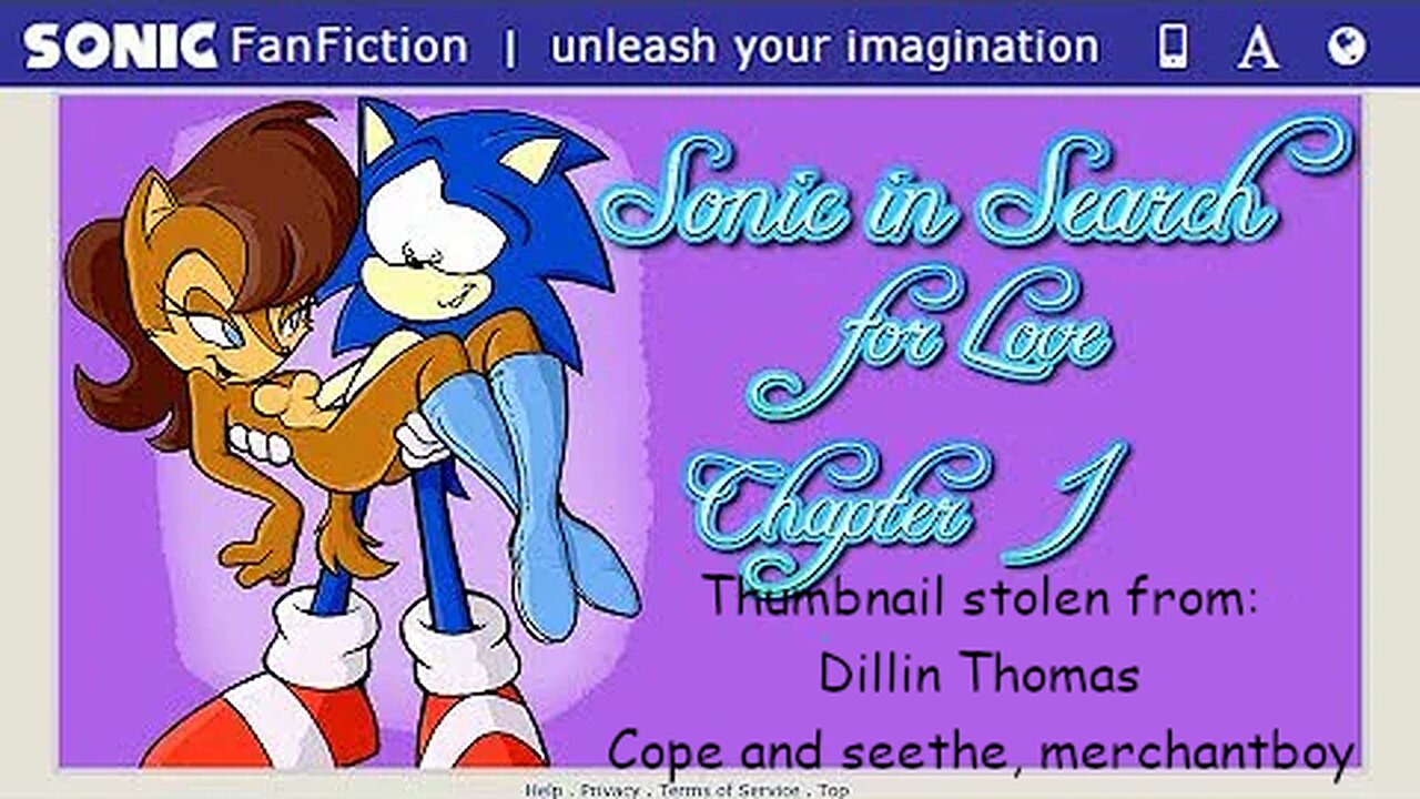 Fanfic Reading: Sonic in Search for Love - Chapter 1