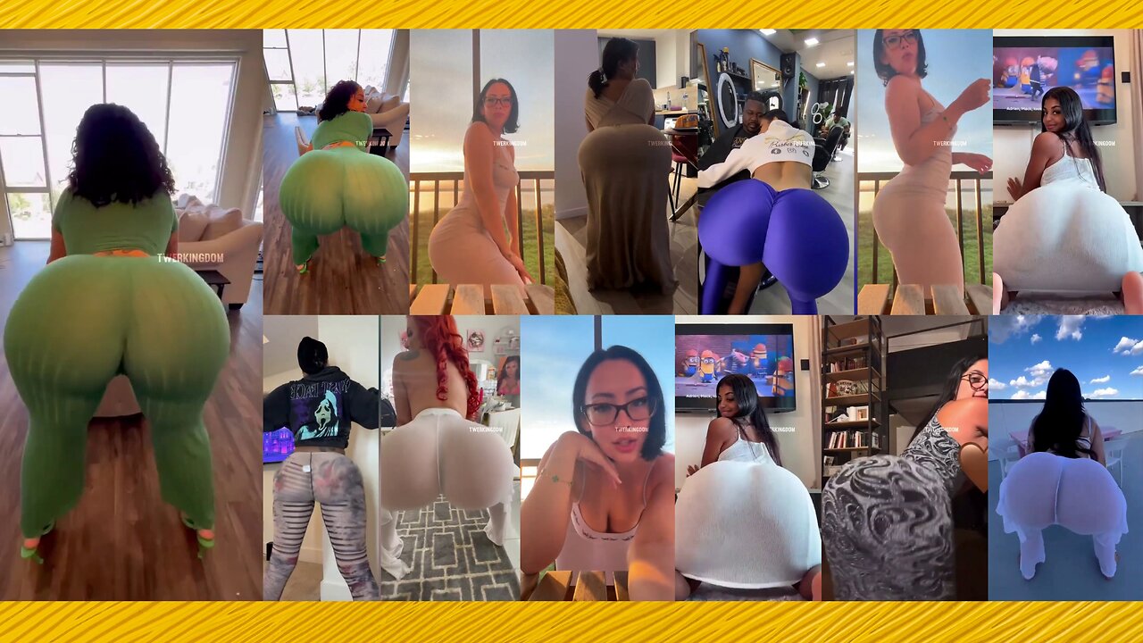 TWERK COMPILATION 91 - Big bank tiktok challenge ❤️ClipchampGirls 2025
