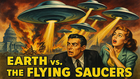 👽 Friday Night Movie Earth vs the Flying Saucers 1956 🚀🌍