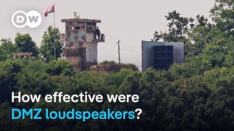South Korea dismantles propaganda loudspeakers in the DMZ | DW News