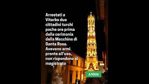Due turchi con armi da guerra a Viterbo