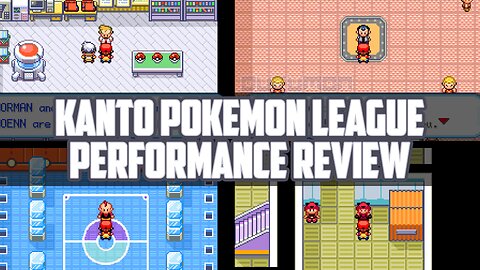Kanto Pokemon League Performance Review - GBA ROM Hack, Rival, Gym Leaders, Elite 4 from Hoenn