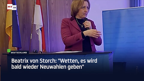 Beatrix von Storch: "Wetten, es wird bald wieder Neuwahlen geben"