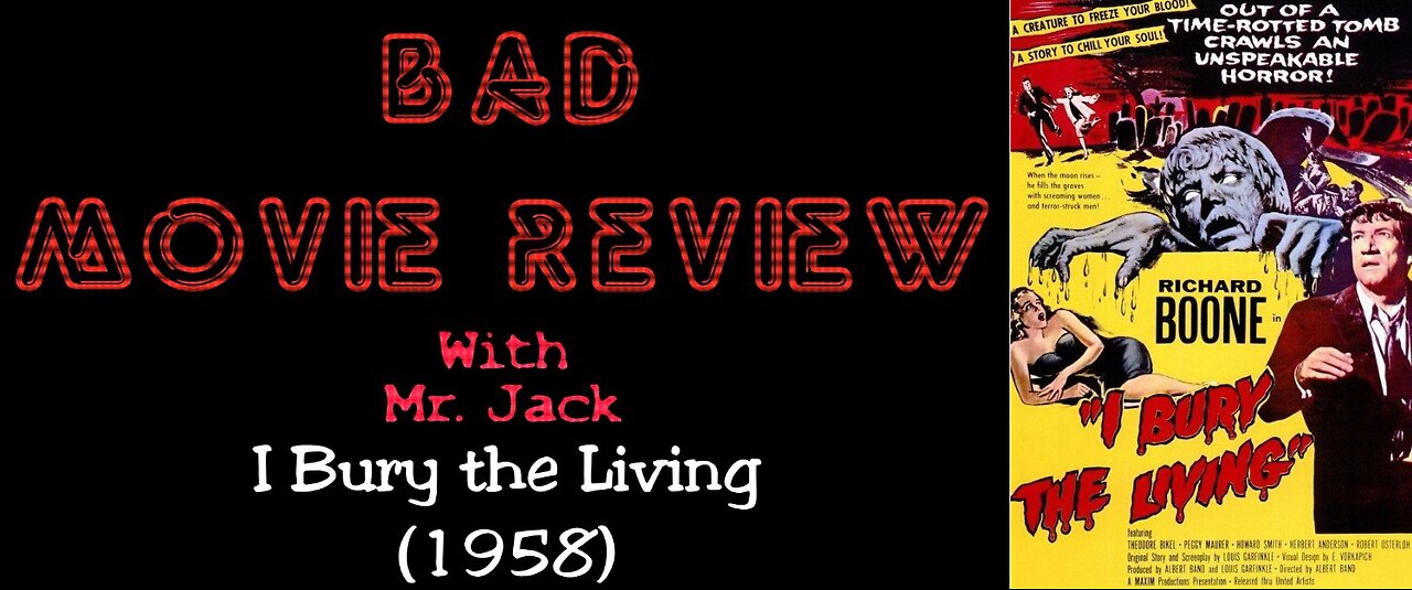 I Bury the Living (1958) -- Bad Movie Review