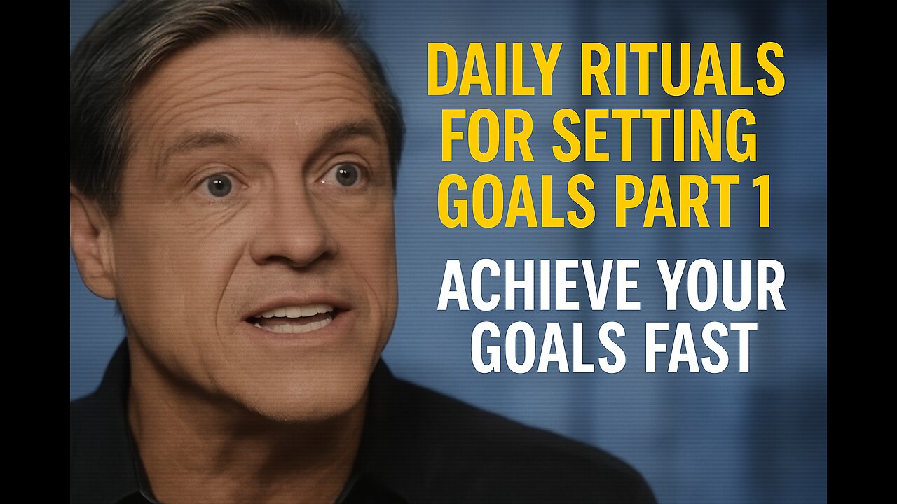 Daily Rituals For Setting Goals Part 1 | Achieve Your Goals Fast #GoalSetting #DailyRoutine
