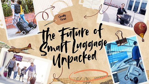 The Future of Smart Luggage Unpacked | The FUTURE of Travel Just Changed with SMART LUGGAGE