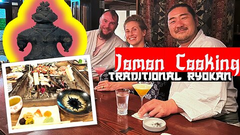 WE STAYED AT A TRADITIONAL JAPANESE RYOKAN & COOKED LIKE A JOMON!
